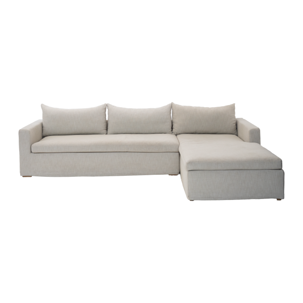 Cannes L Shape Slipcover Sofa