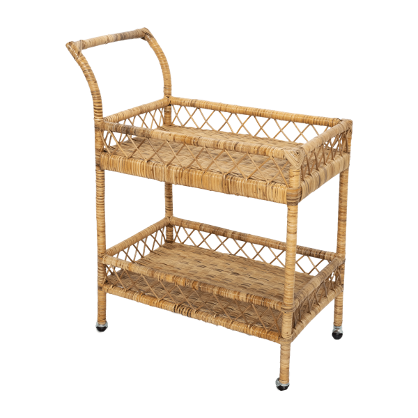 Rattan Brazil Drinks Cart