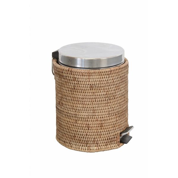 Rattan Pedal Bin